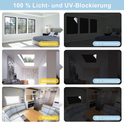 OBdeco Tragbare 100% Verdunkelung Verdunkelungsrollo Reise-Verdunkelungsvorhänge,Oeko-TEX Standard 1