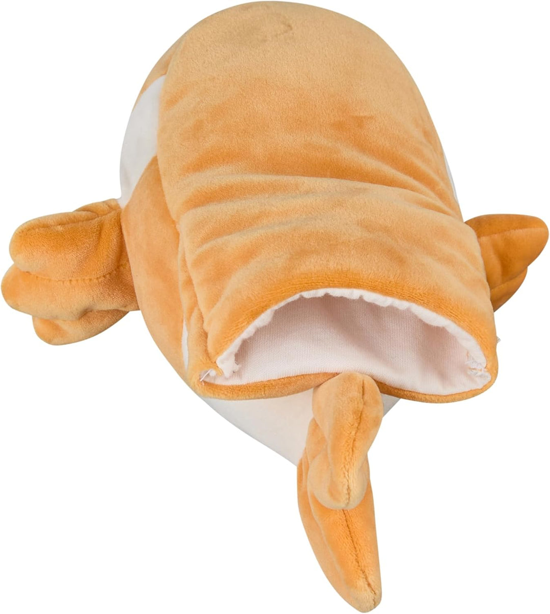 Sterntaler Handpuppe Clownfisch aus weichem Flausch, Kinder- und Babyspielzeug, wattiert mit Polyest