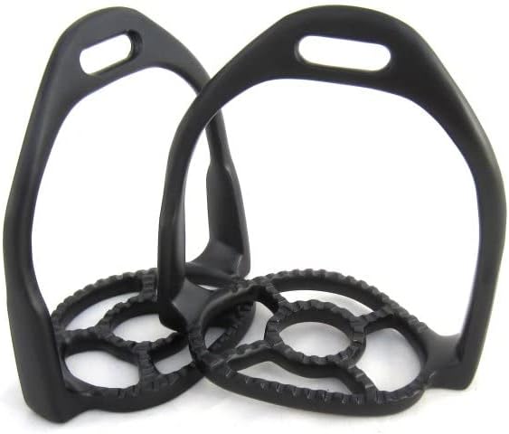 PS Pferdeartikel Black Edition Schwarzer portugiesischer barocker Steigbügel