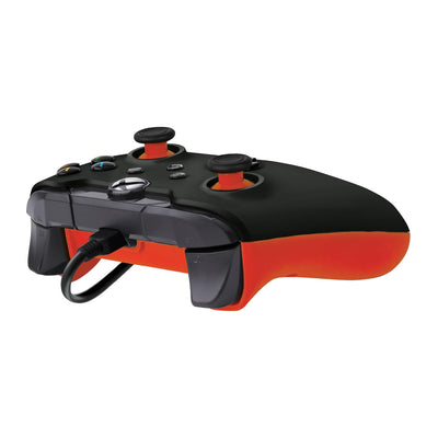 PDP 049-012-GO Gaming Controller Black, Orange USB Gamepad Analogue/Digital PC, Xbox, Xbox One X, Xb