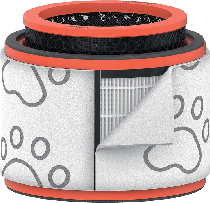 Leitz TruSens Haustier 3-in-1 HEPA Filtertrommel für Leitz TruSens Z-2000/Z-2500 Luftreiniger, Wasch