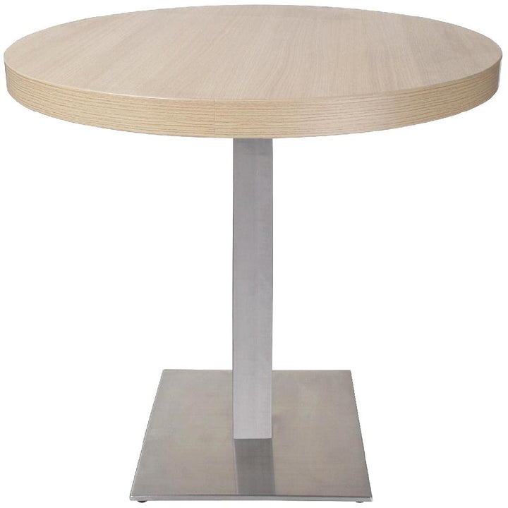 Bolero Quadratischer Tischfuss aus Edelstahl, für Restaurants, Bars, Clubs