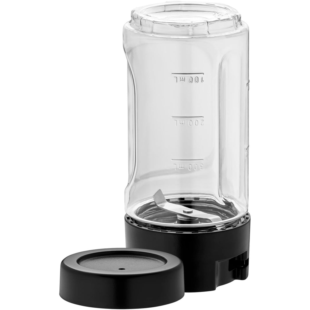 WMF Kult X Zubehör-Set, 3-teilig, Mixbehälter 300 ml und Klinge mit Verschlussdeckel, für den Kult X