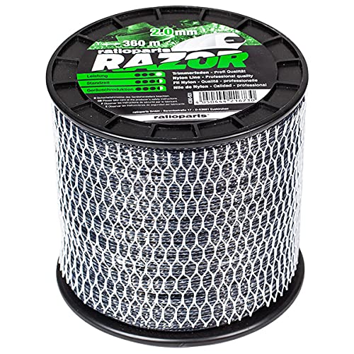 Mähfaden RAZOR 2,0mm 360m Trimmerfaden 5-Kant gedreht Nylonfaden