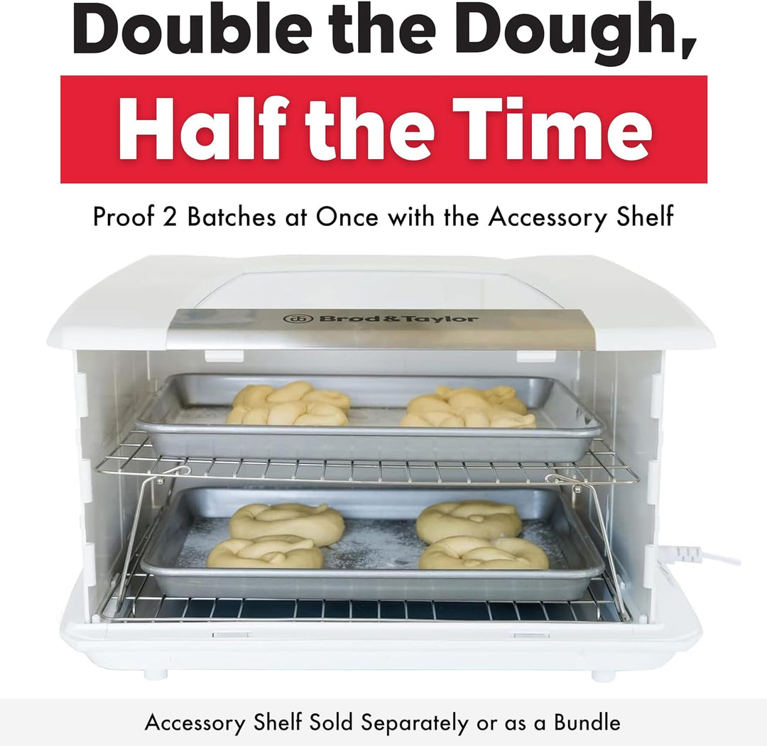 Brod and Taylor Regal-Set, Edelstahl Proofer and Slow Cooker weiss, Proofer and Slow Cooker