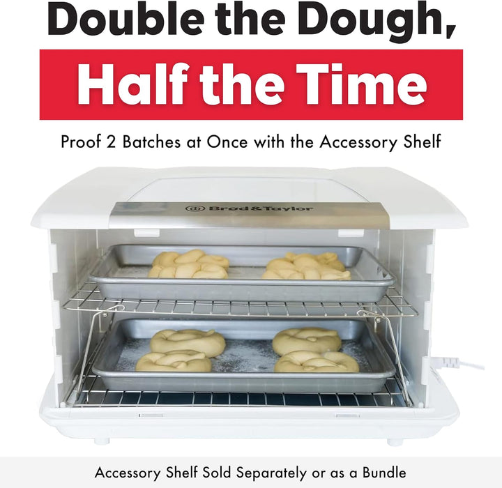 Brod and Taylor Regal-Set, Edelstahl Proofer and Slow Cooker weiss, Proofer and Slow Cooker