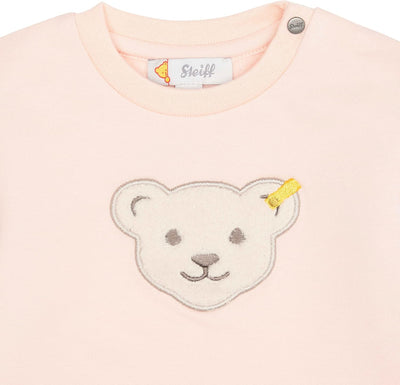 Steiff Baby-Mädchen Teddykopf Sweatshirt 74 Peachy Keen, 74 Peachy Keen