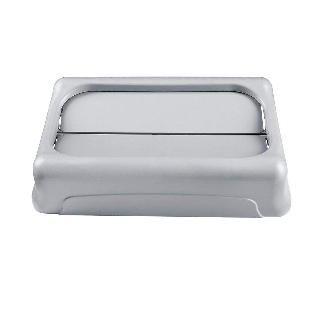 Rubbermaid Commercial Products Slim Jim Deckeleinheit für Recyclingstation für Flaschen, grau, 1 gra