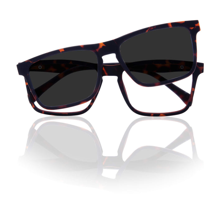 Unisex-Kinder Kids Clip On Sonnenbrille, Tartaruga, 42