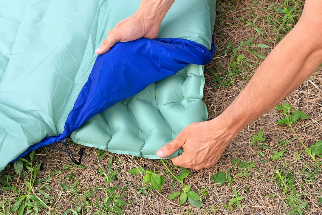 Bestway 2-in-1-Schlafsack Wanderlite mit integrierbarer, aufblasbarer Isomatte 203 x 75 x 9 cm