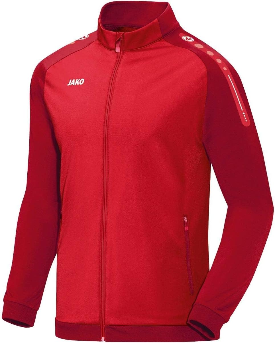 JAKO Herren Champ Trainingsanzug Polyester S rot/dunkelrot, S rot/dunkelrot