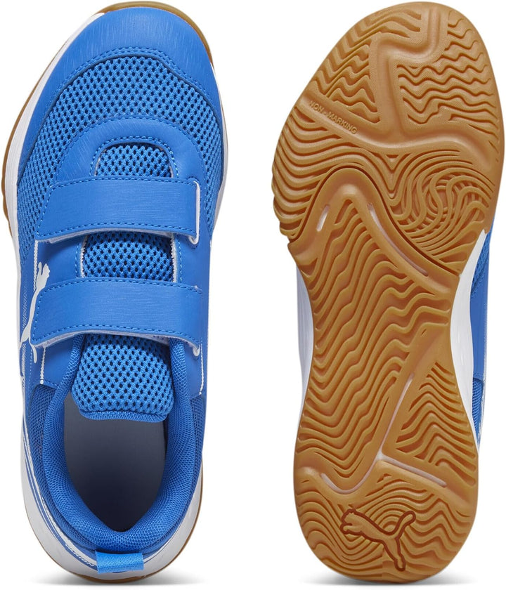 PUMA Unisex Kinder Varion Ii V Jr Indoor Court Shoe 28 EU Puma Team Royal Puma White Gum, 28 EU Puma