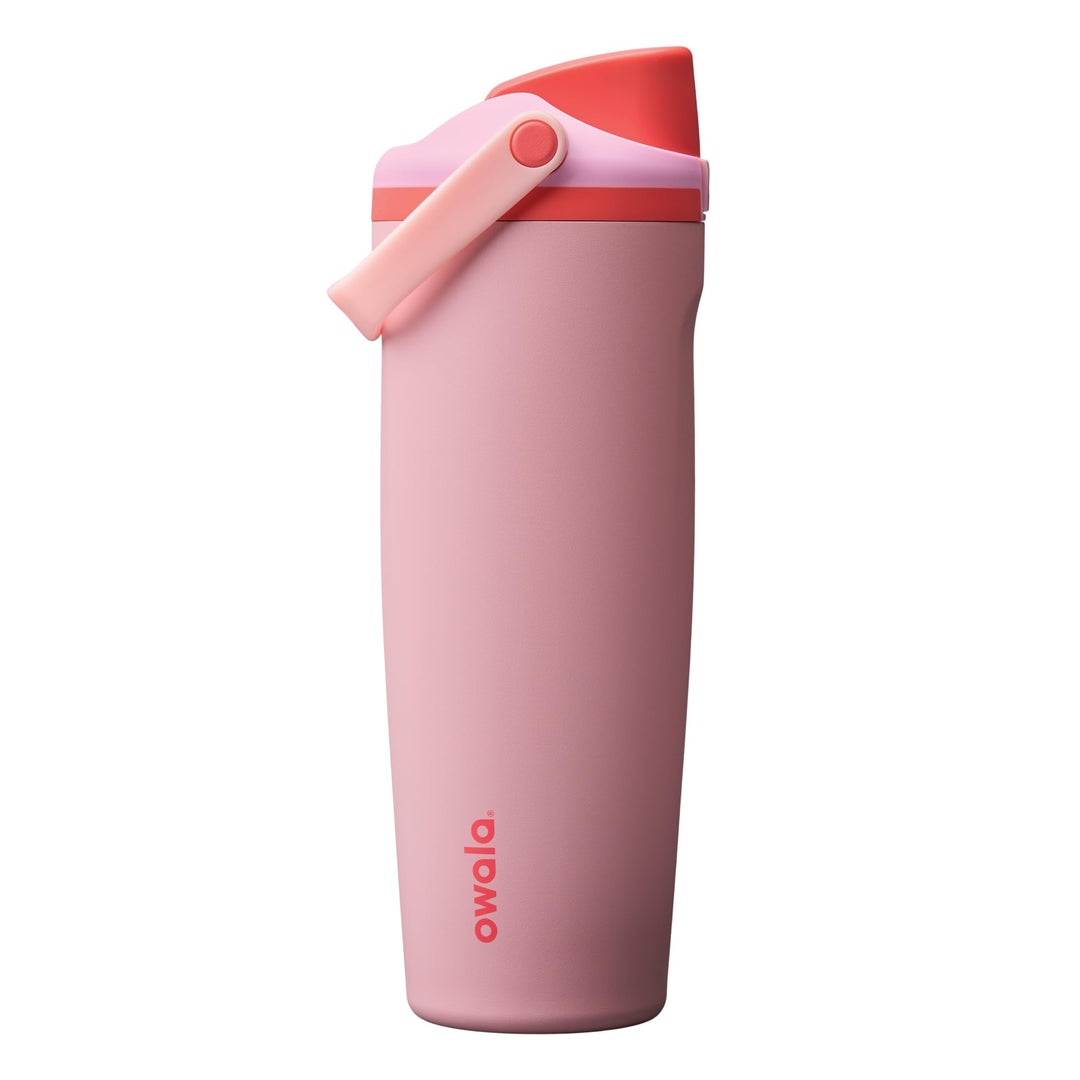 Owala FreeSip Sway Isolierte Edelstahl Trinkflasche mit Strohhalm und 2‑in‑1‑Trinköffnung, 890ml, in