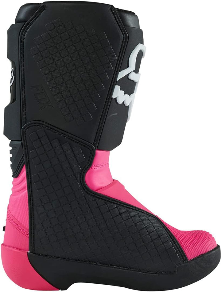 Fox Racing Unisex Kinder Yth Comp Boot - BuckleYTH Comp Boot – Schnalle 8 Schwarz Pink, 8 Schwarz Pi