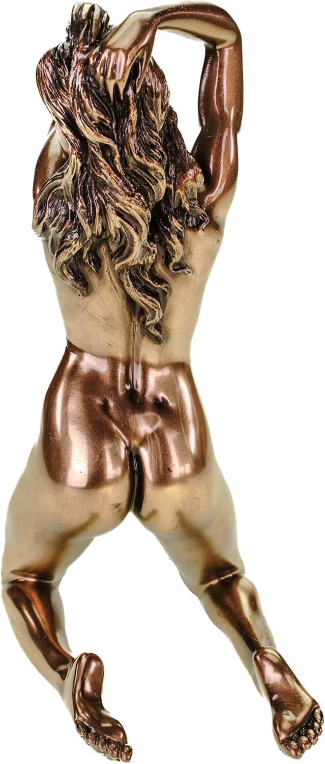 Veronese by Joh. Vogler GmbH Weiblicher Akt Harmonie Frau kniet Arme am Kopf bronziert Figur Skulptu