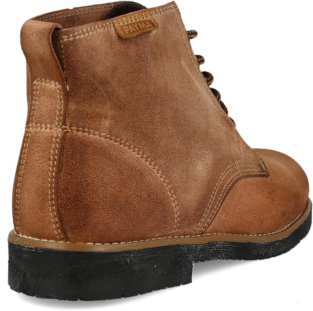 PAYMA - Rustikale Chukka Leder Stiefel für Herren. Safari Boot Schuhe Casual Work Outdoor und Garte