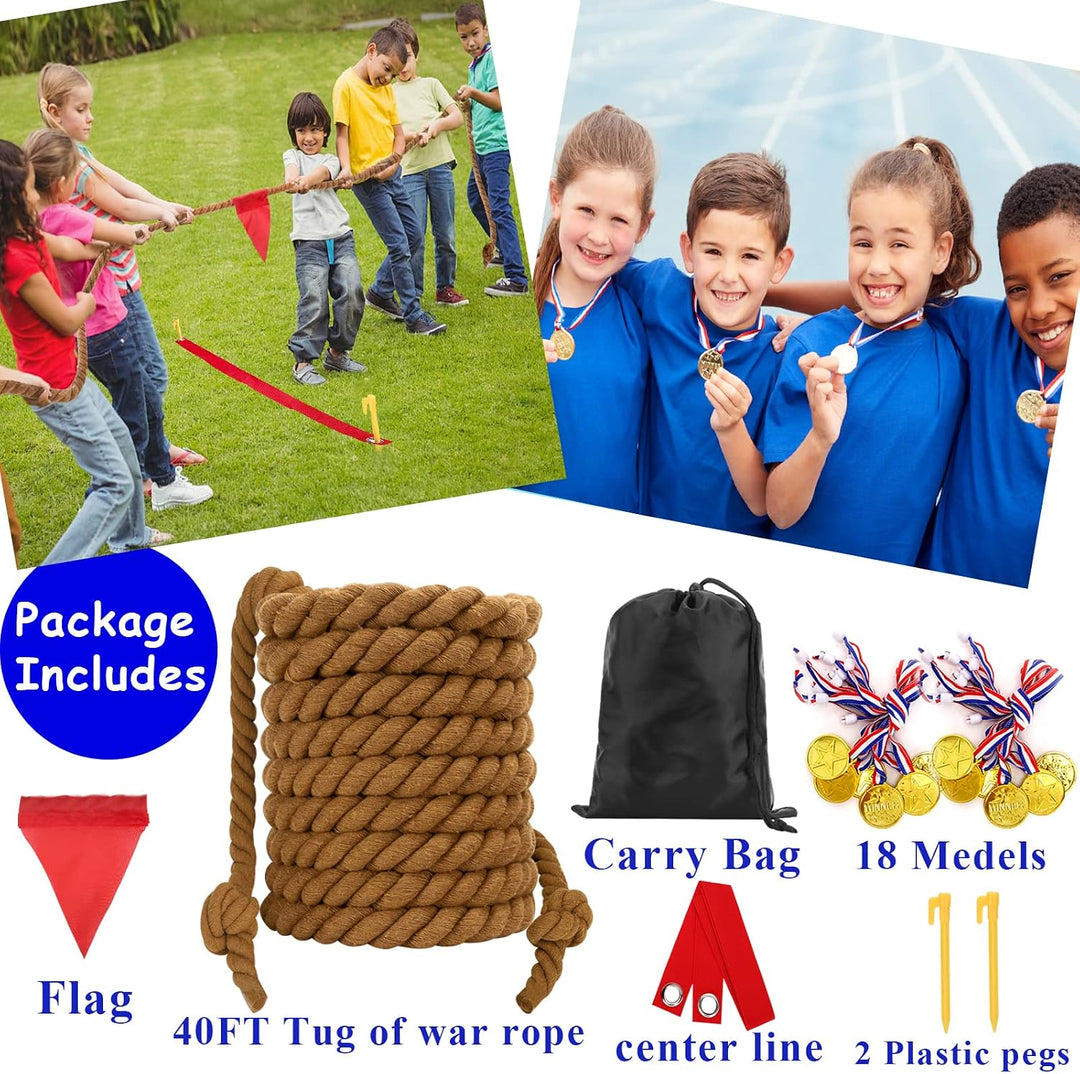 Tauziehen Seilspiel Outdoorspiele Gartenspiele Kindergeburtstag Partyspiele für Kinder und Erwachsen