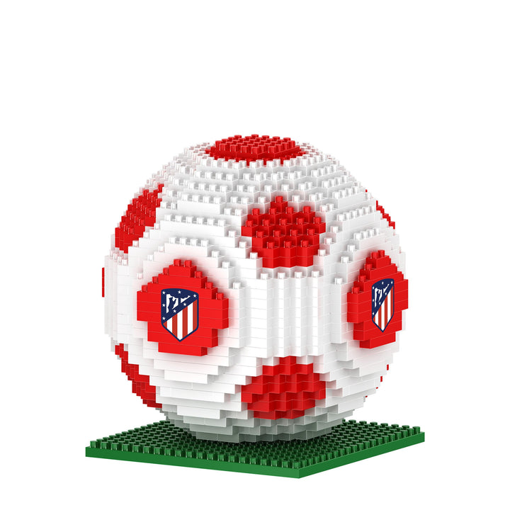 FOCO Offizielles Lizenzprodukt Atletico Madrid BRXLZ-Steine 3D-Fussball BAU-Set