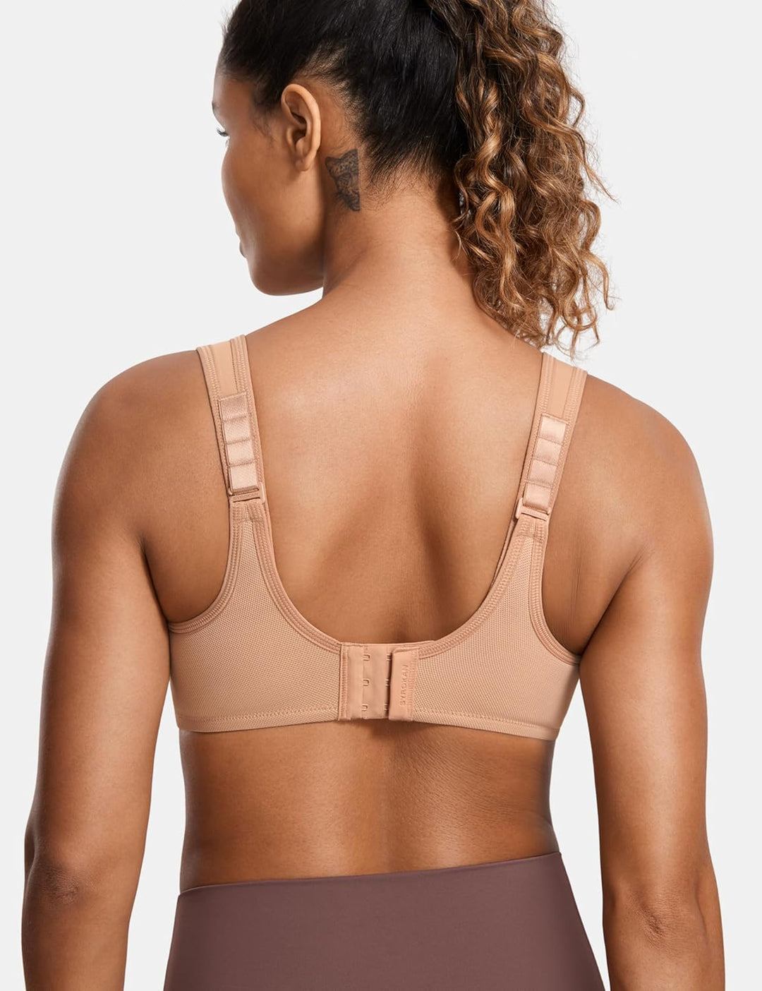 SYROKAN Damen Starker Halt Sports BH Grosse Brüste mit Bügel für Grosse Grössen | mit Bügel, Grosse