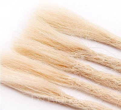 100% Echthaar Dreadlock Extensions 20 Zoll 5 Stränge/Pack Handgemachte Crochet Dreadlocks Extension