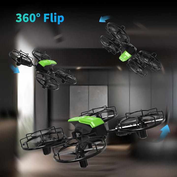 LE-IDEA Zusammengebaut Drone mit Wettbewerbsmodell, RC Quadcopter mit 3 Geschwindigkeitsmodi Headles