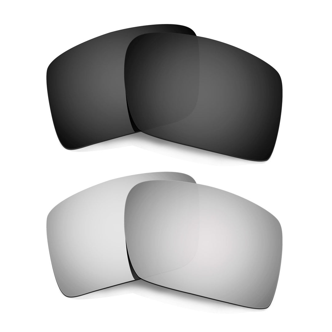 HKUCO Plus Replacement Lenses For Oakley Eyepatch 2-2 pair Combo Pack