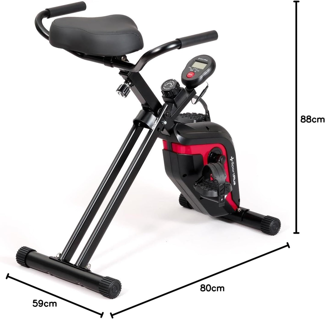 SportPlus | Modell 2022| Tischfahrrad für zuhause | Heimtrainer Fahrrad klappbar für höhenverstellba