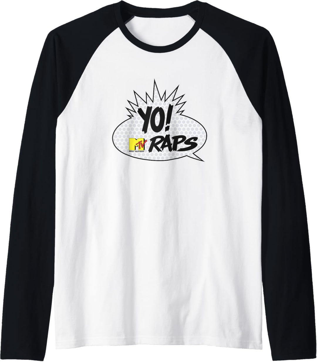 MTV YO! MTV Raps Comic Book Talk Bubble Raglan