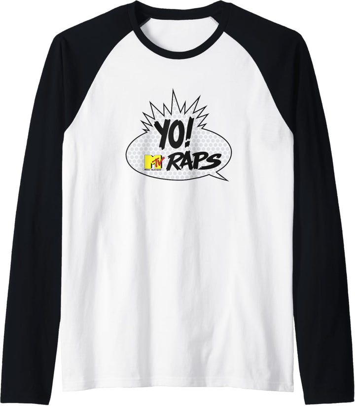 MTV YO! MTV Raps Comic Book Talk Bubble Raglan