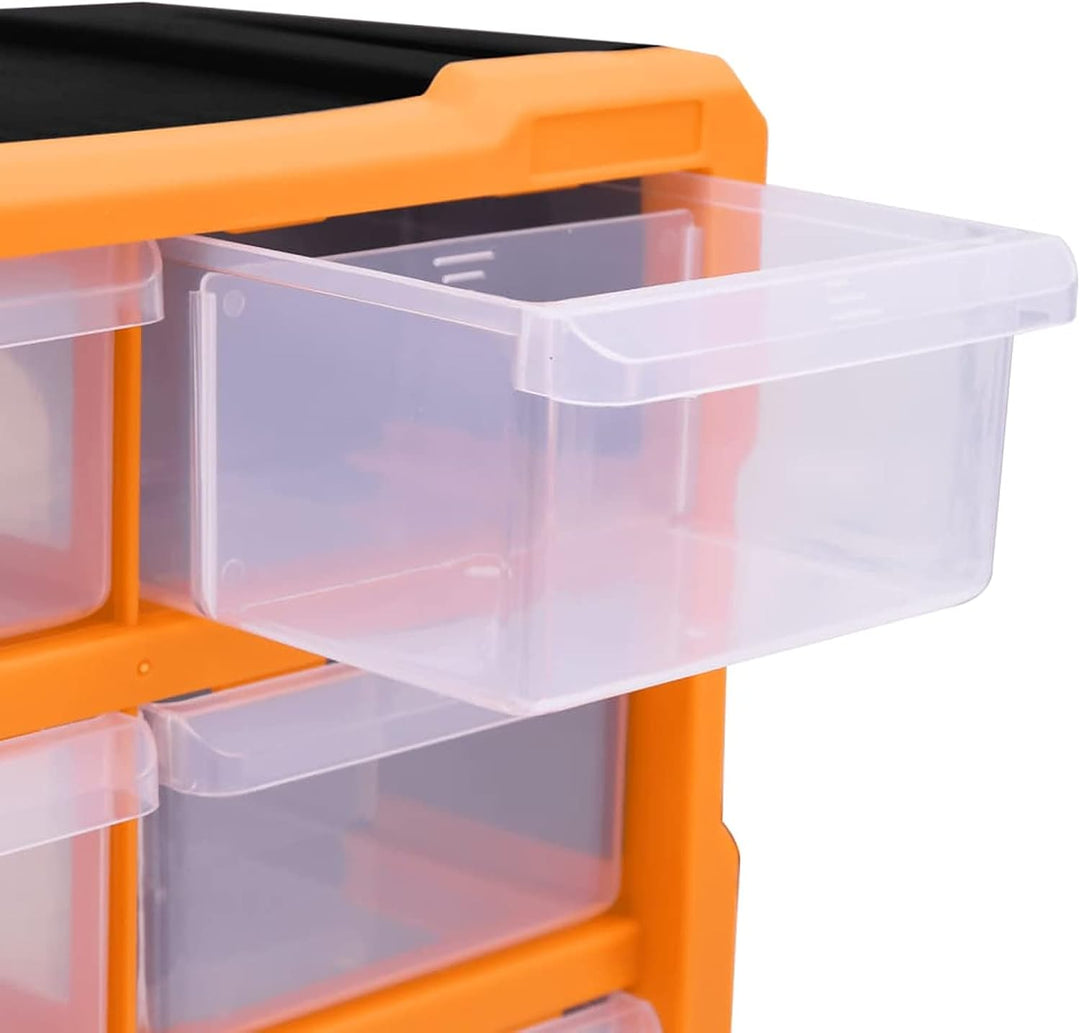 Homgoday Multi-Schubladen-Organizer 18 Schubladen Sortierkasten Sortimentskoffer Sortimentsbox Klein