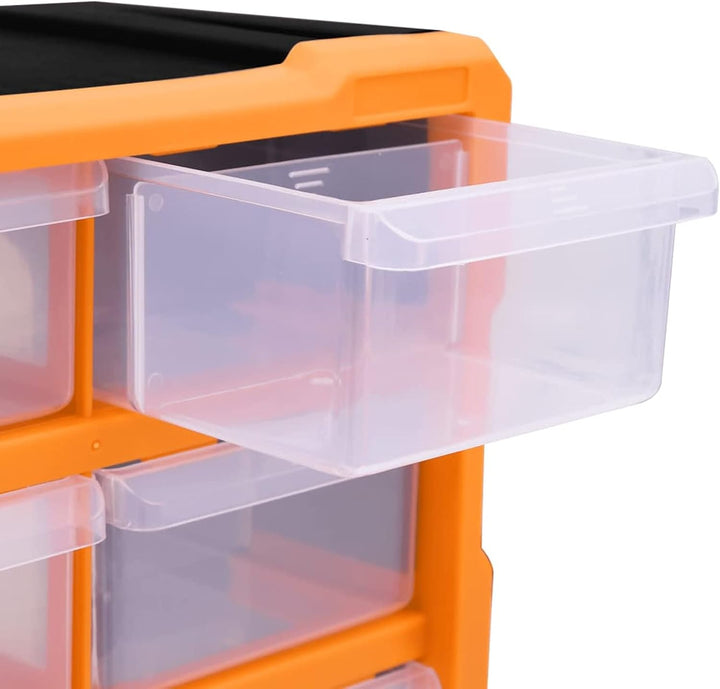 Homgoday Multi-Schubladen-Organizer 18 Schubladen Sortierkasten Sortimentskoffer Sortimentsbox Klein