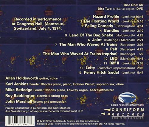 Switzerland 1974, Audio-CD