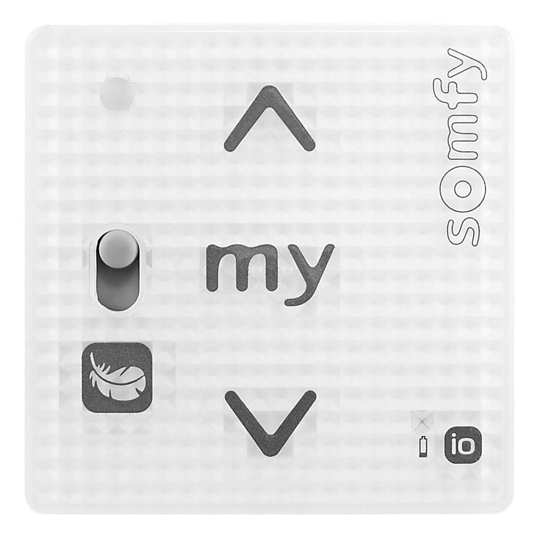 Somfy Funkwandsender Smoove RS100#1811315 io Pure Shine Sender/Fernbedienung für Installationsschalt