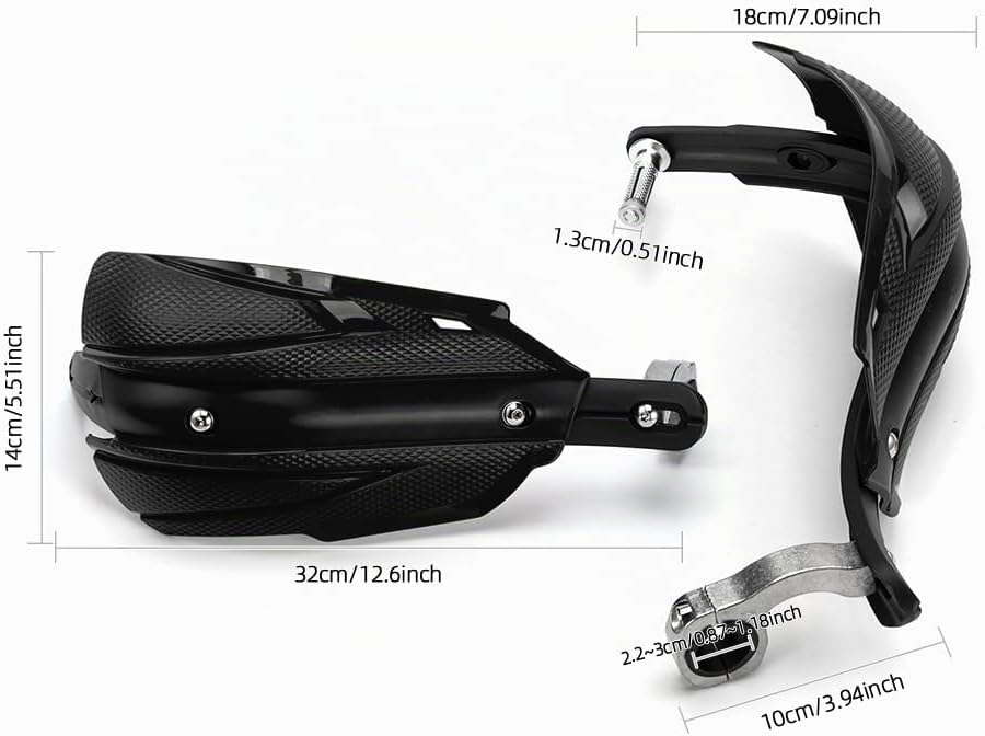 Motorrad Handschutz Universal 22mm 25mm 28mm Griffschutz Schild Motorrad Motocross Roller Winddichte