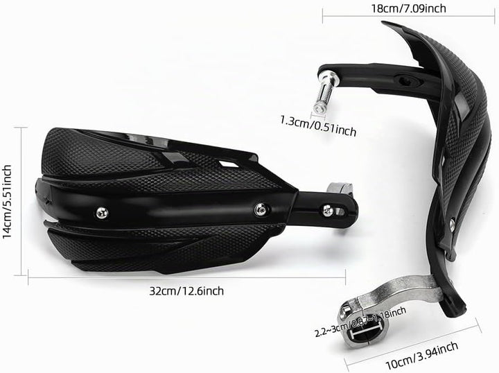 Motorrad Handschutz Universal 22mm 25mm 28mm Griffschutz Schild Motorrad Motocross Roller Winddichte