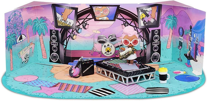 L.O.L. Surprise! 564935E7C Furniture - Puppenmöbel und Sammelfigur mit Zubehör Music Festival mit Gr