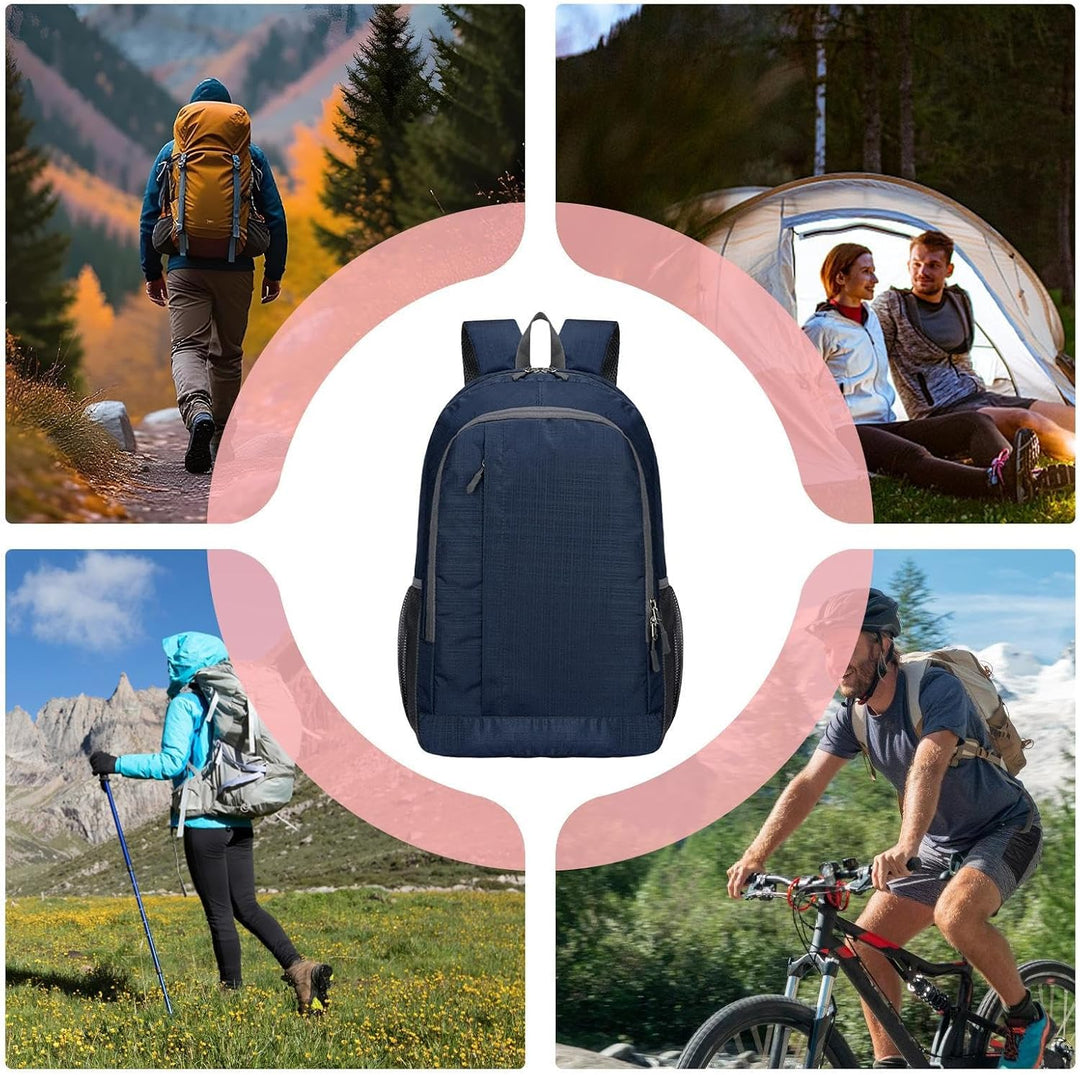 Wander-Tagesrucksäcke, wasserdichter Outdoor-Rucksack, leicht, 30 l, Reiseausrüstung, atmungsaktive