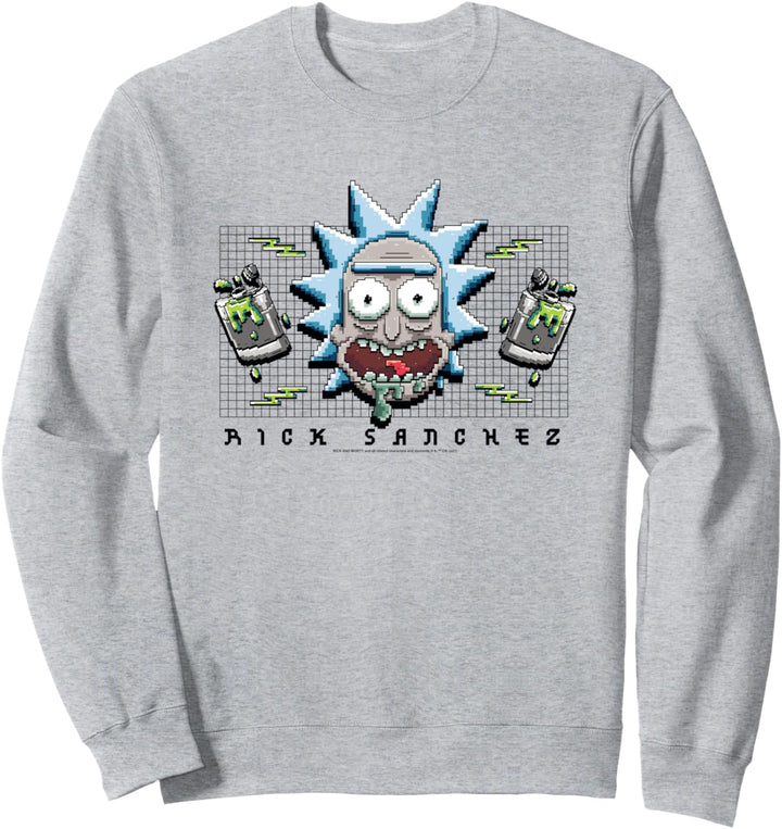 Rick and Morty Pixel Rick Sweatshirt