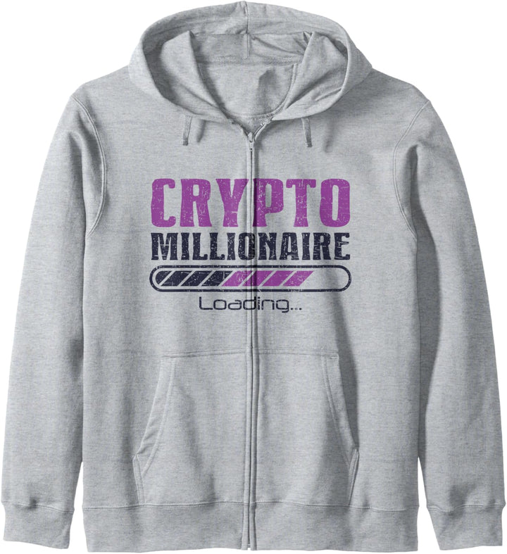 Krypto Millionär Lustig Bitcoin Krypto Kryptowährung Kapuzenjacke
