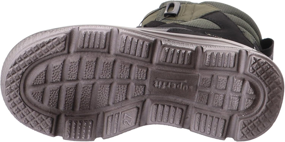 Superfit Jungen Mars Schneestiefel 27 EU Schwarz Grün 0000, 27 EU Schwarz Grün 0000