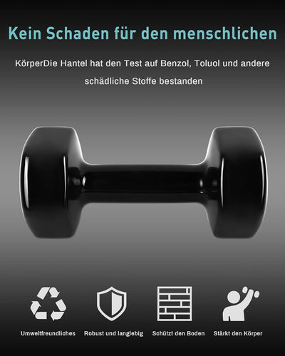 MENCIRO Hanteln 2er Set für Männer und Frauen, 1KG - 5KG Kurzhanteln Gewichte für Zuhause Fitnessstu
