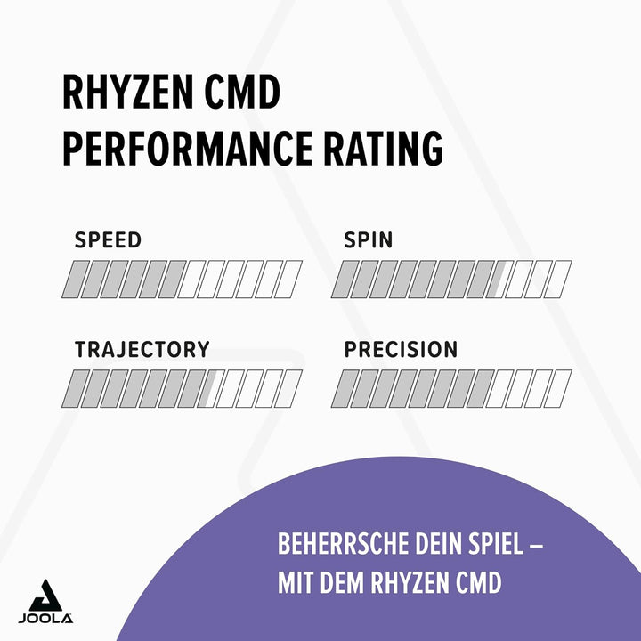 JOOLA Belag Rhyzen CMD Schwarz 2,3 mm, Schwarz 2,3 mm