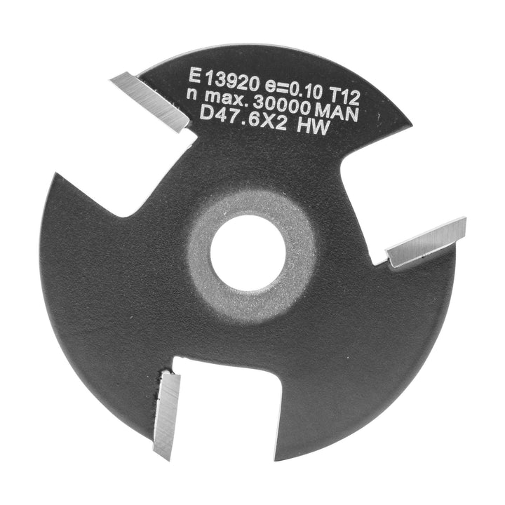 ENT 13920 Scheibennutfräser HW, Schaft (S) 8 mm, Durchmesser (D) 47,6 mm, NL 2 mm, Z3 D=47,6 / NL=2,