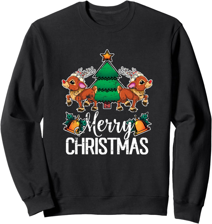 Weihnachtsbaum Süsses Rentier Sweatshirt