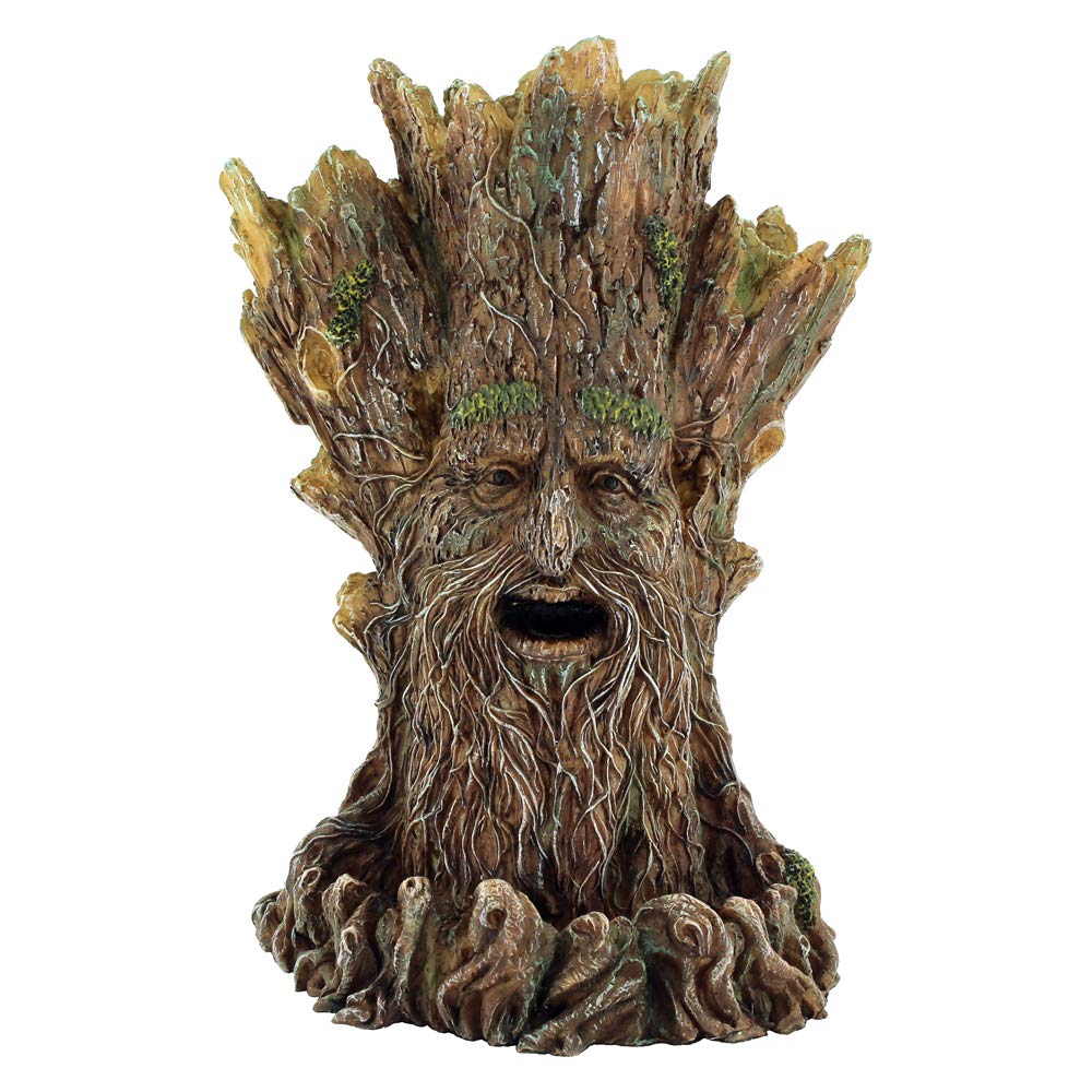 Nemesis Now Tree Spirit Backflow Tower Räuchergefäss, 19 cm, Braun, Kunstharz, Einheitsgrösse