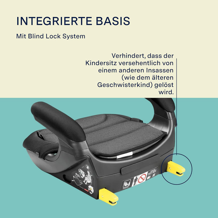 Peg Perego Viaggio Shuttle Autositz, Auto-Sitzerhöhung mit ISOFIX für Kinder von 125 bis 150 cm (6-1