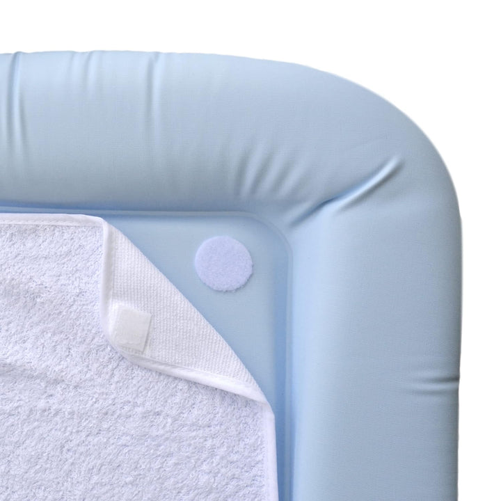 Wickelauflage mit 2 abnehmbaren Schwämmen, Kornblumenblau, 42 x 70 cm