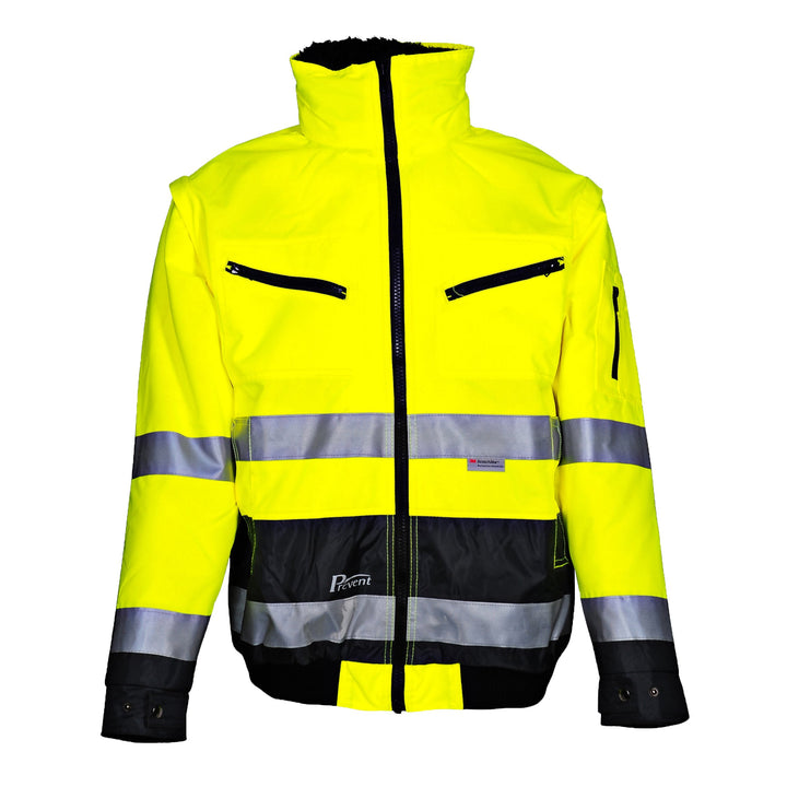 Prevent Warnschutz-Pilotenjacke 174ZG, leuchtgelb, Gr. XL XL-6XL, XL-6XL