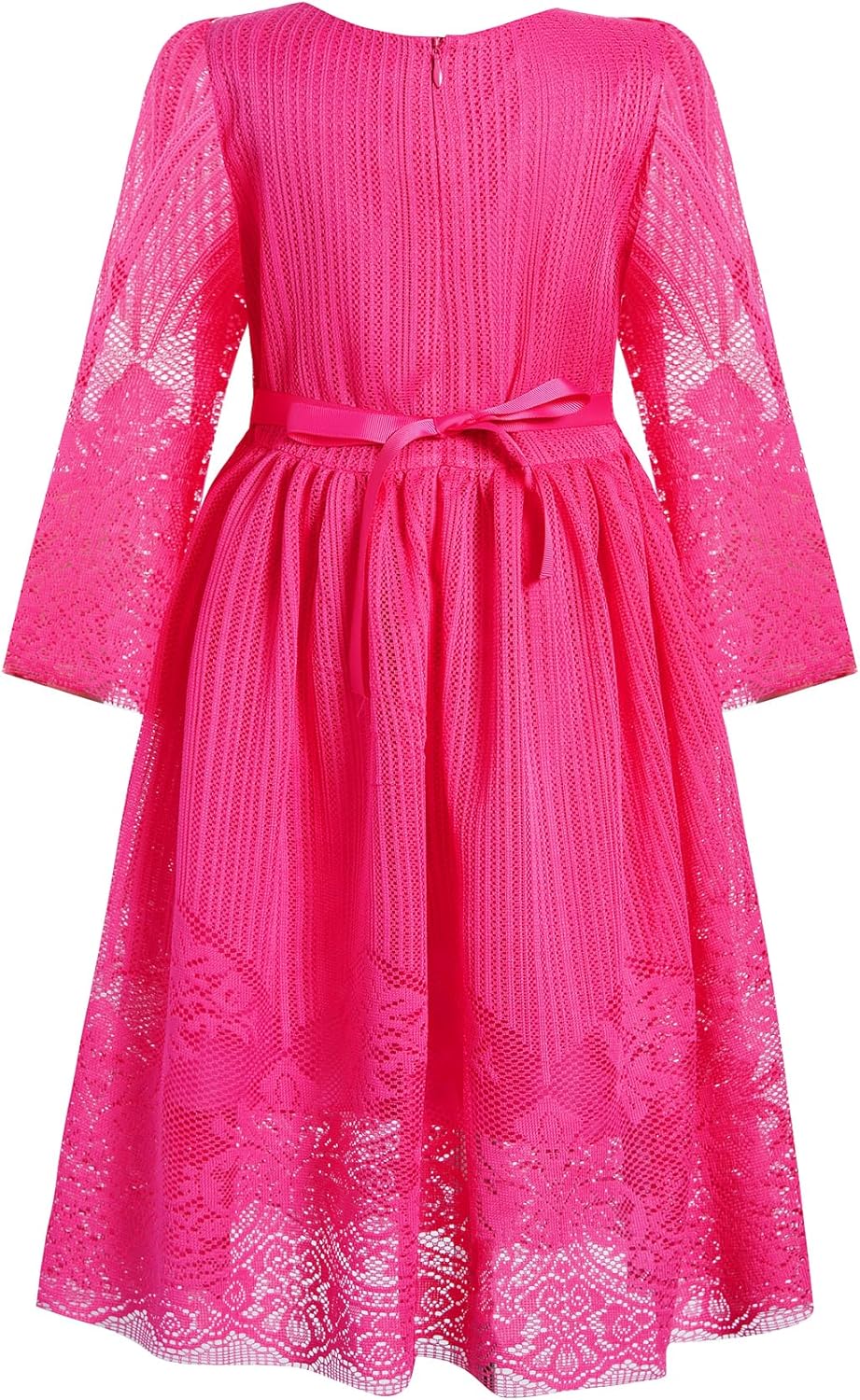 BONNY BILLY Mädchen Kleider Vintage Spitze Tüll Festlich Hochzeit Lang Abendkleid Ballkleid Partykle