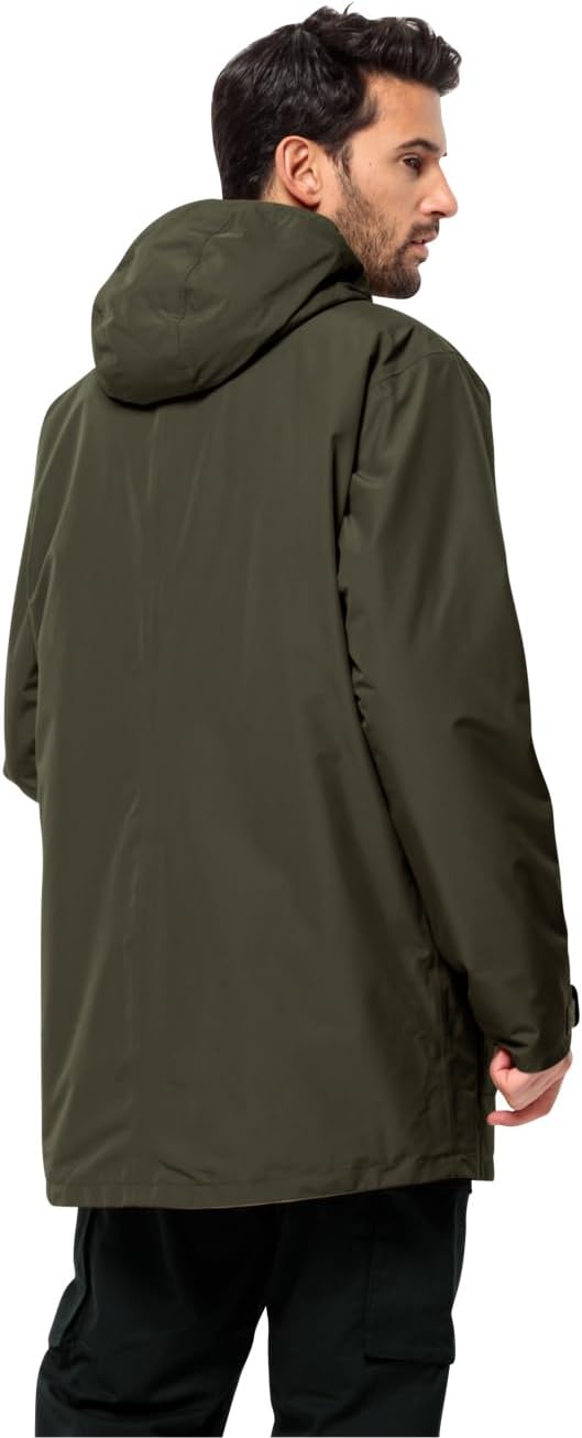 Jack Wolfskin Herren Winterlager Parka M Parka XL island moss, XL island moss